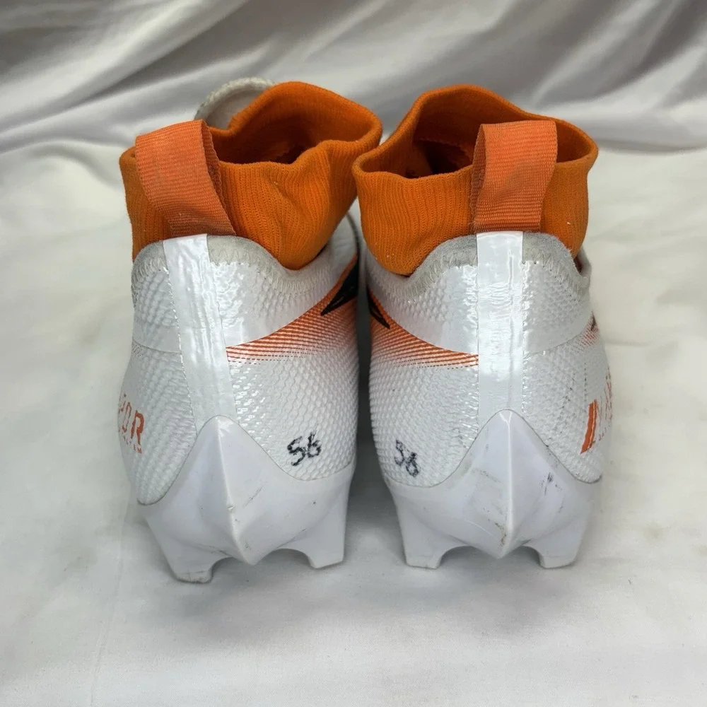 Nike Vapor Edge Pro 360 Football Cleats Mens US 13 White Orange CV6345-100